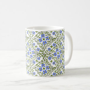 Mug Flore Bleue Ditsy Motif Floral