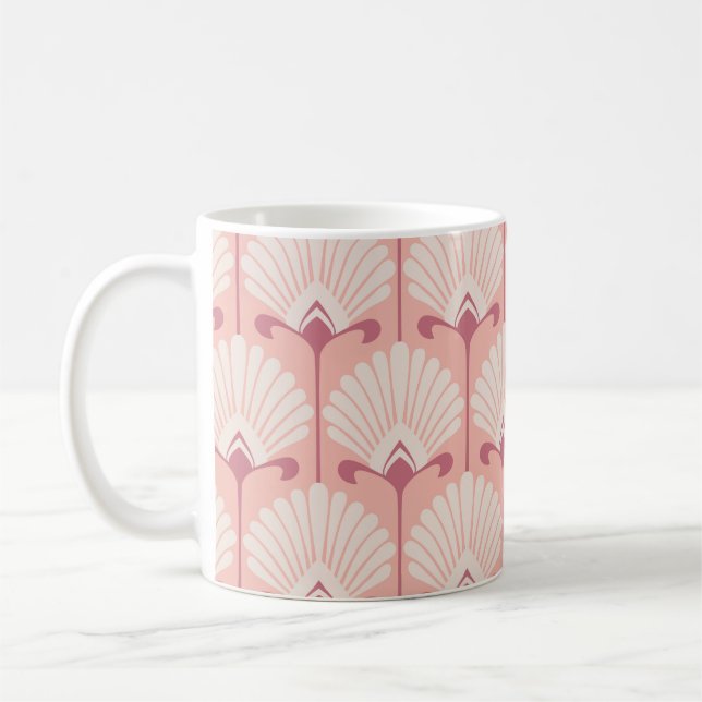 Mug Flore classique : Motif Vintage sans couture (Gauche)