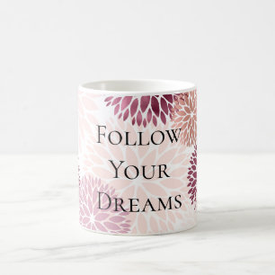 Mug Flore rose Chic élégant