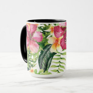 Mug Flore tropicale Feuilles Flore Chic Tropics