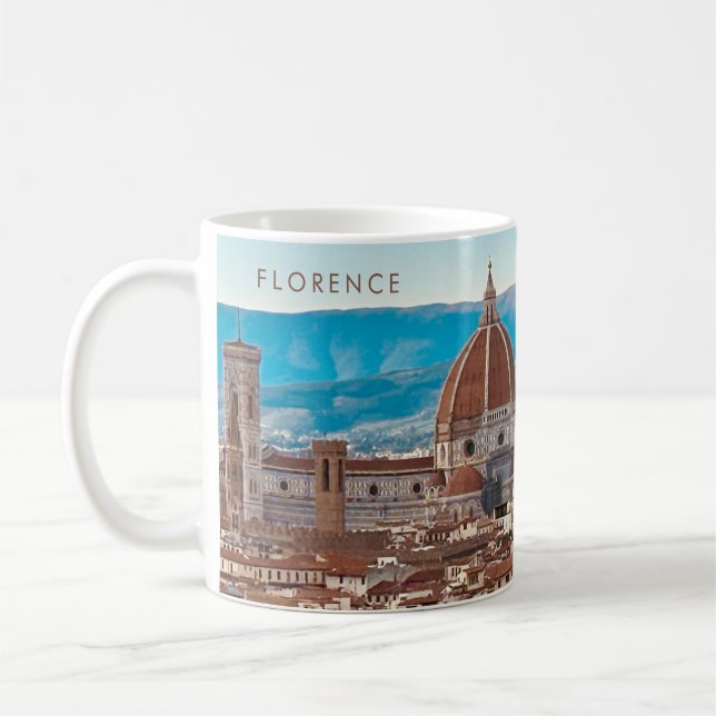 Mug Florence Italie Panorama Céleste (Gauche)