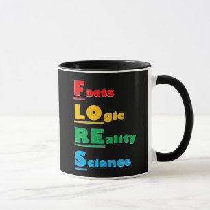 Mug FLORES D'Équipe - Faits, Logique, Réalité, Science