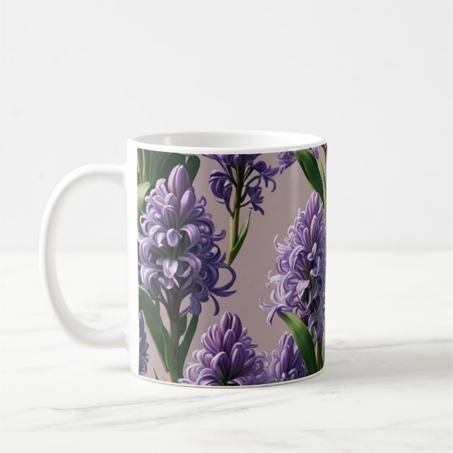 Mug Flores violettes hollandaises Hyacinth (Gauche)