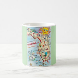 Mug FLORIDE ÉTATS-UNIS, Carte de bienvenue,