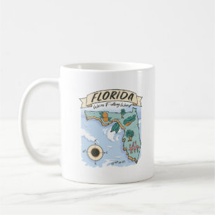 MUG FLORIDE NOUS SOMMES DE LA F*CKING WEIRD CARTE DES