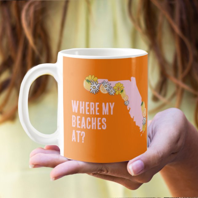 Mug Floride Où sont mes plages Custom  (Créateur téléchargé)