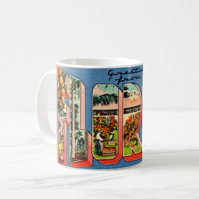 Mug Floride rétro (Devant gauche)