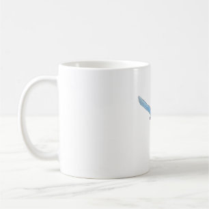 Mug Floride Scrub Jay aquarelle espèces d'oiseaux