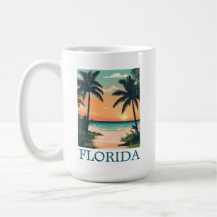 Mug Floride Sunshine State – Paradis de plage tropical
