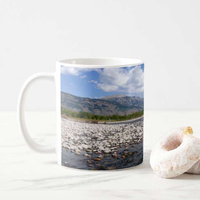 Mug Flottant sur la rivière Snake II (Avec donut)