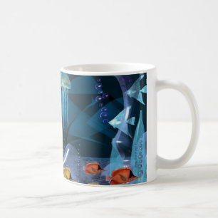 Mug Flotteur en cristal de méduses par Valxart