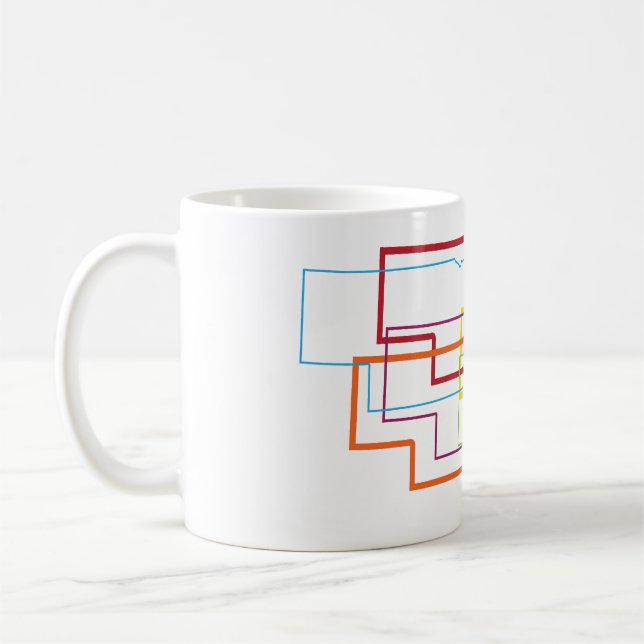 Mug flou de la fierté du nebraska (Gauche)
