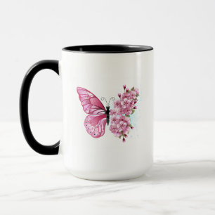 Mug Flower Butterfly