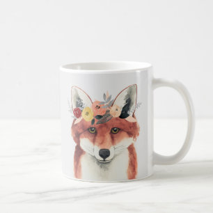 Mug Flower Crown Forester Fox