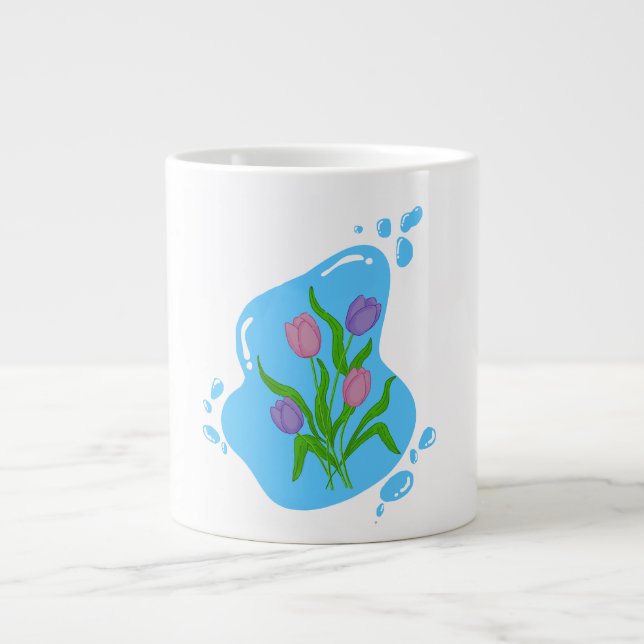 Mug flower design  (Devant)
