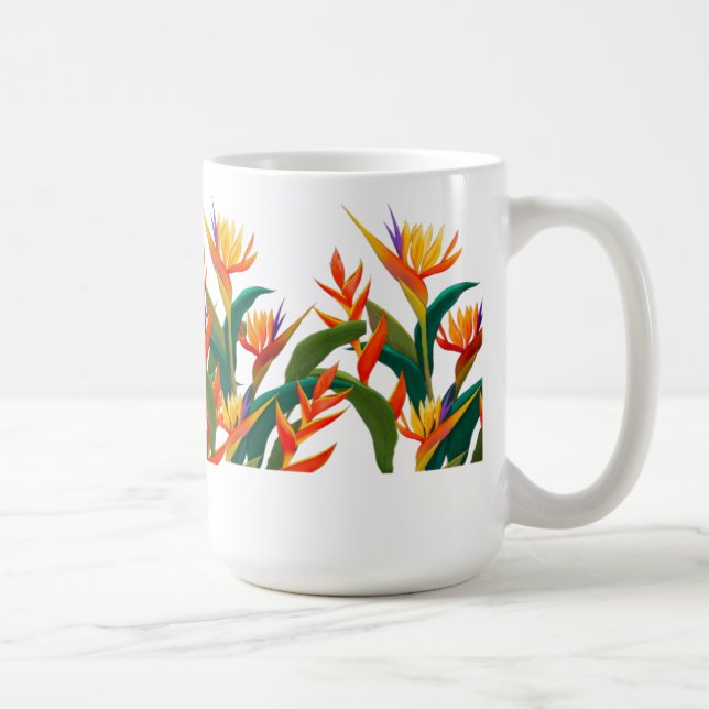 Mug Flower mut rouge vert (Droite)