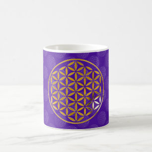 Mug Flower Of Life 1 violer