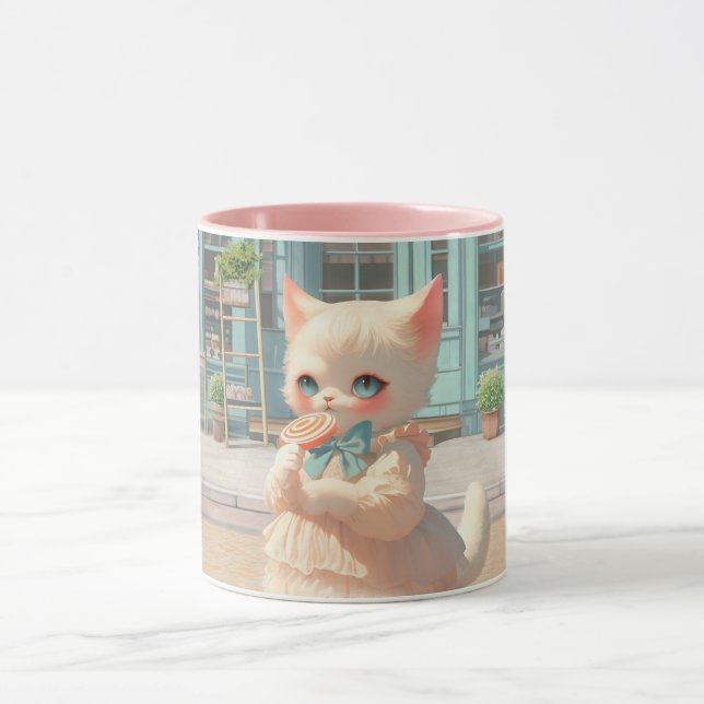 Mug Fluffy Kitten avec Lollipop à la pâtisserie (Centre)
