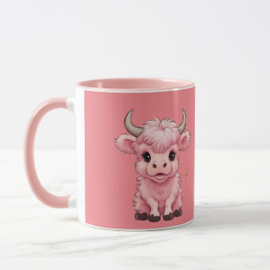 Mug Fluffy Rose Highlands Scottish Cow
