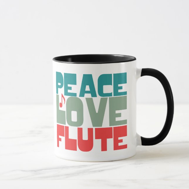 Mug Flûte d'amour pour la paix (Droite)