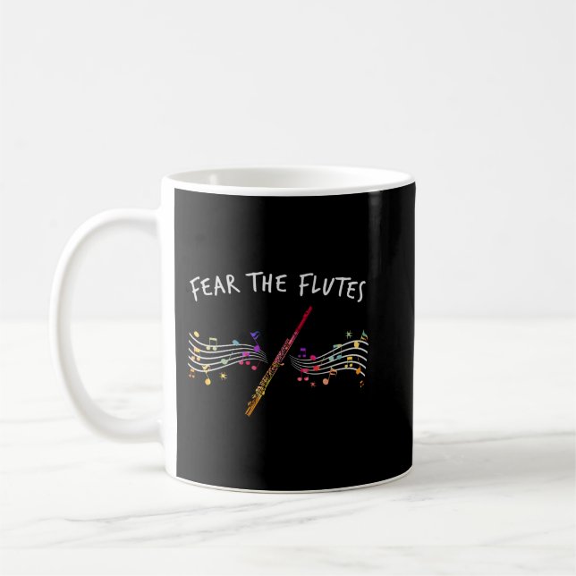 Mug Flutist Cadfts Marching Musique Fear P Flute (Gauche)