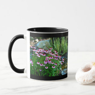 Mug Flux de jardin avec fleurs violettes