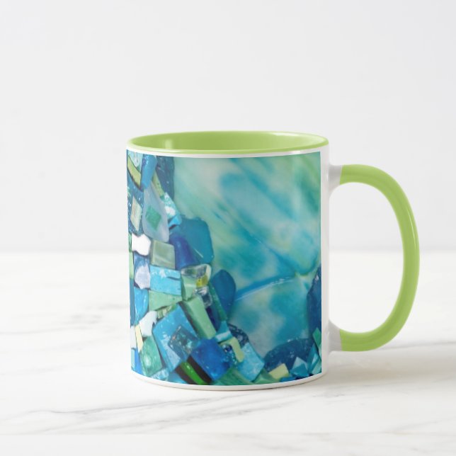 Mug Flux de vie Mosaïque de médias mixtes (Droite)