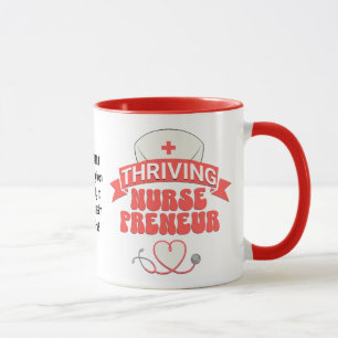 Mug FLUX SUR MESURE NURSEPRENEUR Infirmière Entreprene