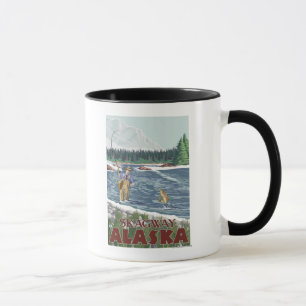 Mug Fly Fisherman - Skagway, Alaska