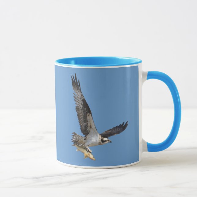 Mug Flying Osprey & Fish Wildlife Photography (Droite)