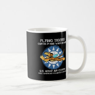 Mug Flying Tigers Curtis P-40b Warhawk World War 2 Air