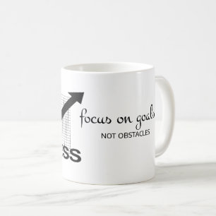 Mug Focus sur les objectifs : Inspiration motivationne
