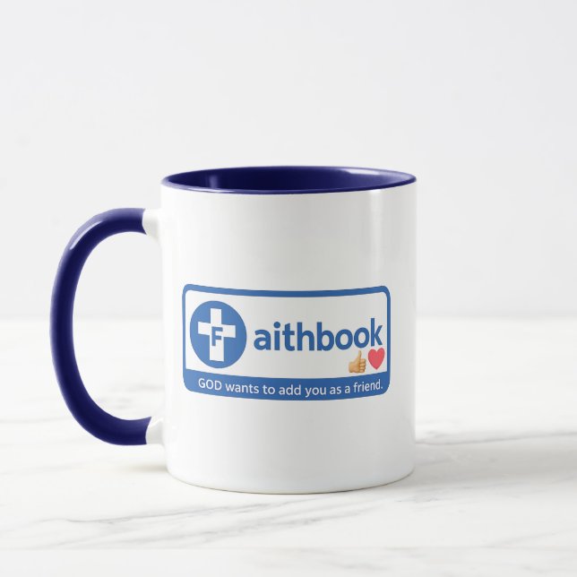 Mug Foi - Ami - Chrétien (Gauche)