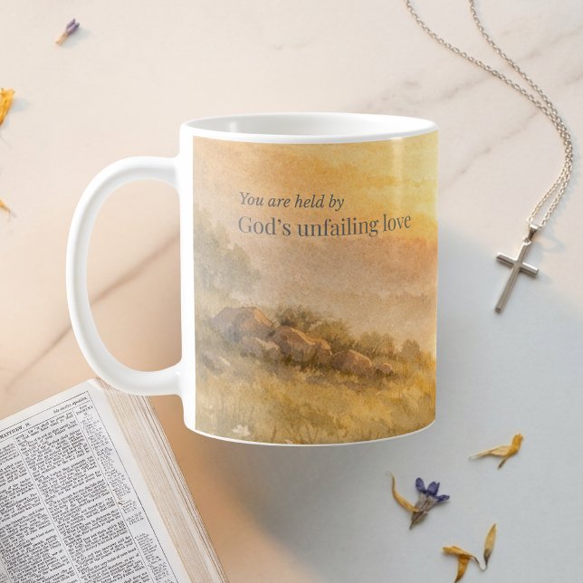 Mug Foi chrétienne de l'amour inaltérable de Dieu (Créateur téléchargé)