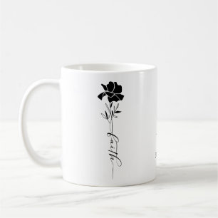 Mug Foi chrétienne personnalisée Floral