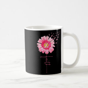 Mug Foi de marguerite rose - Sensibilisation au cancer