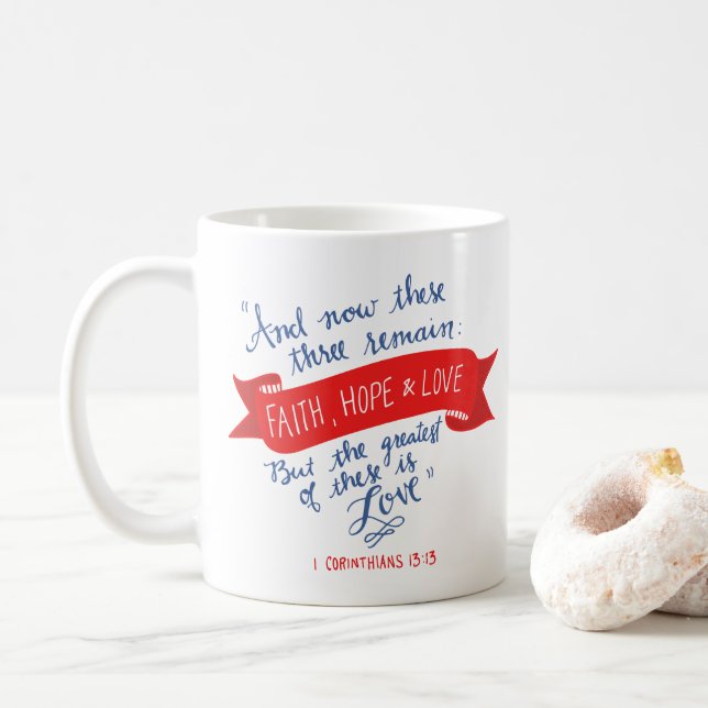 Mug Foi Espoir et Amour 2 (Avec donut)