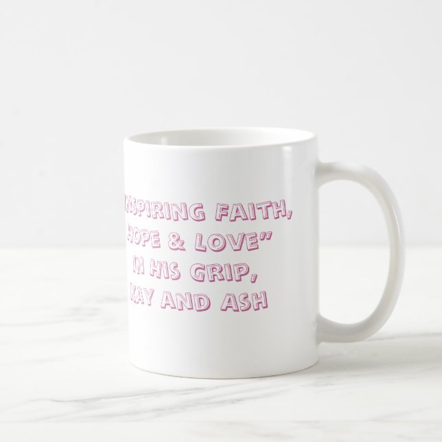 Mug Foi, espoir et amour de inspiration (Droite)