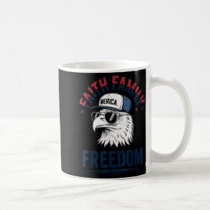 Mug Foi Famille Dom Aigle Américain Patriotique Garçon