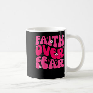 Mug Foi florale groovy sur la peur religieuse Dieu Chr
