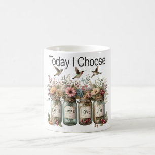 Mug Foi Inspirationnelle Espoir Amour Joie Jars