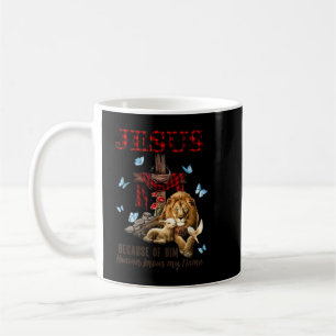 Mug FOI Jésus Lion Agneau Ciel connaître mon nom