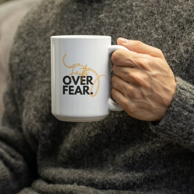 Mug Foi sur la peur (Créateur téléchargé)
