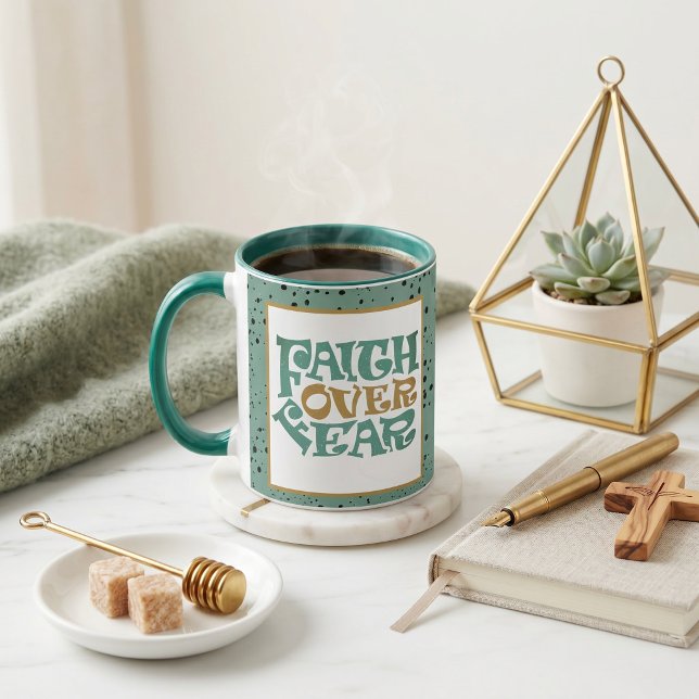 Mug Foi sur la peur (Créateur téléchargé)