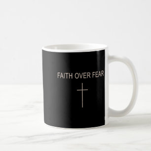 Mug Foi sur la peur Subtil Chrétien Minimaliste Religi