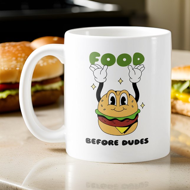 Mug Foie - Nourriture Drôle Avant Les Mecs (Créateur téléchargé)