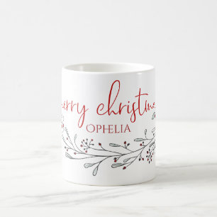 Mug Folithe de Noël et baies
