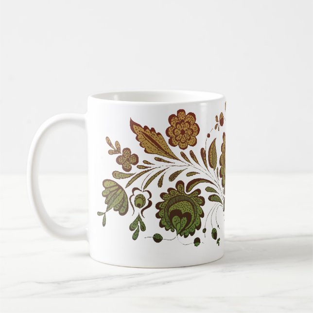 Mug Folkart hongrois vintage (Gauche)