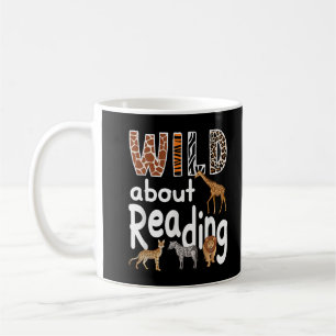 Mug Folle de lecture Animaux de zoo Mignon Amoureux de