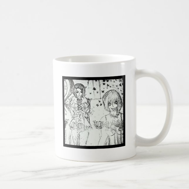 Mug folle fille et fou jolie fille (Droite)